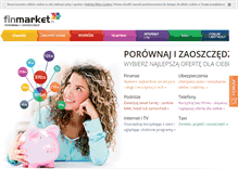 Tablet Screenshot of finmarket.pl